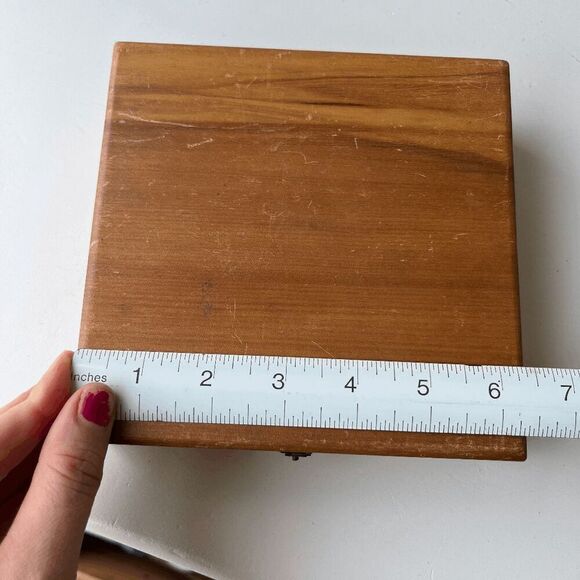 Vintage Wood Box w/ 48 Glass Vials – Watchmaker or Perfume Kit - Picture 11 of 13